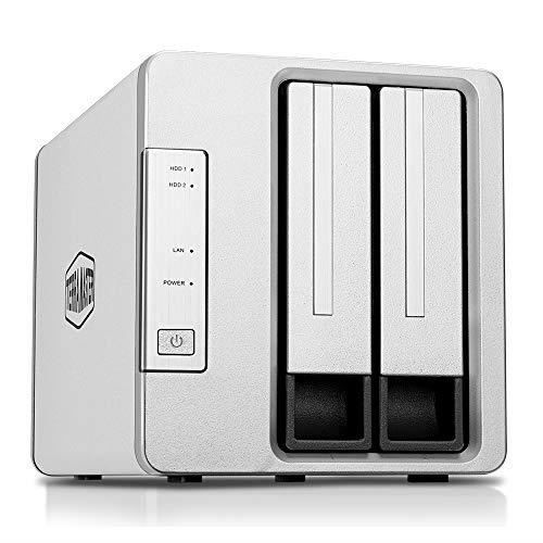 TerraMaster F2210 2Bay NAS Quad Core Network Attached Storage Media