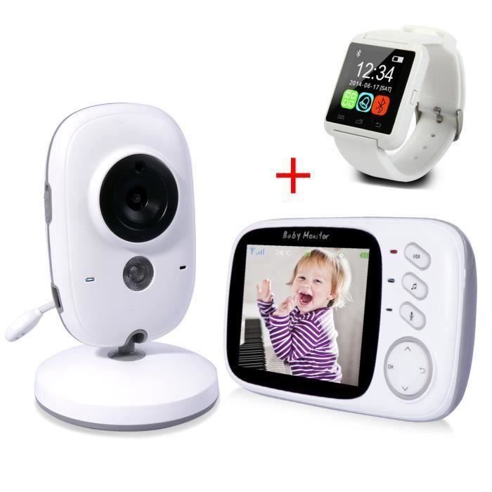Geekme Babyphone Bebe Moniteur Ecoute Bebe Camera De Surveillance Sans Fil Ecran 3 2 Vb603 Achat Vente Ecoute Bebe Cdiscount