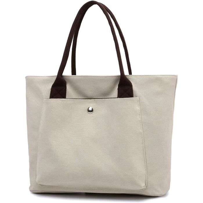 Sac cabas toile hot sale femme