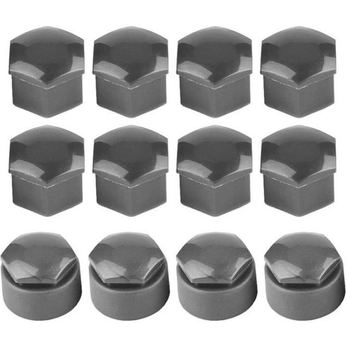 HURRISE Cache-écrou de roue 17mm 20 pcs 17mm Capuchons de Protection  Couvercle d'Écrou de Roue Voiture pour Audi Noir - Cdiscount Auto