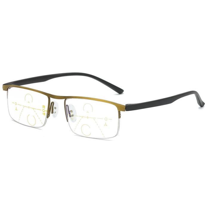 Lunettes De Lecture Fluo Jaunes Afyx - Dioptrie 2,5 - Design Fashion Percé Homme Femme