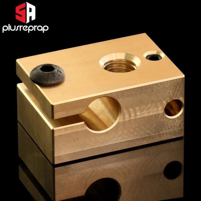 Pi ces Imprimante Bloc Chauffant En Cuivre Et Laiton Pour V6 J Head pi-ces-imprimante-bloc-chauffant-en-cuivre-et-laiton-pour-v6-j-head
