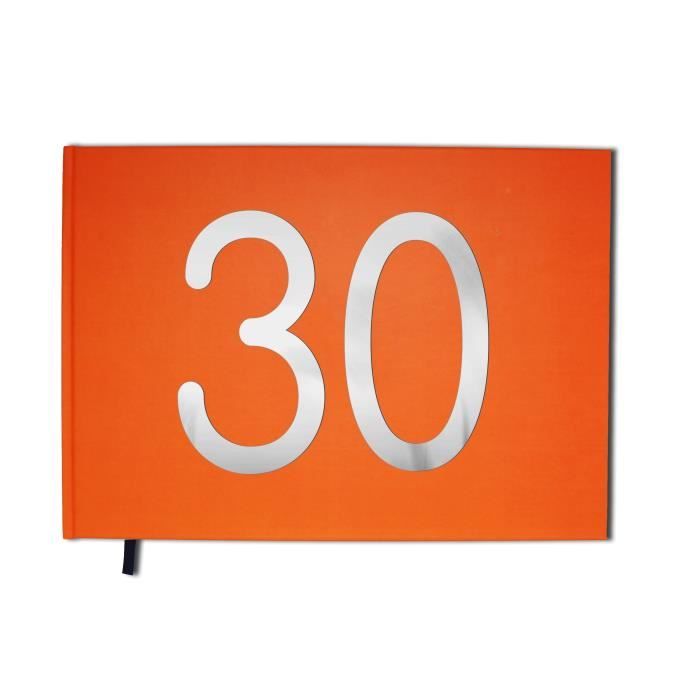 Livre D Or Orange 30 Ans Anniversaire Souvenirs Paysage Couverture Mate Lettres Chromees 100 Pages Qualite Premium Achat Vente Livre D Or Livre D Or Orange 30 Ans Cdiscount