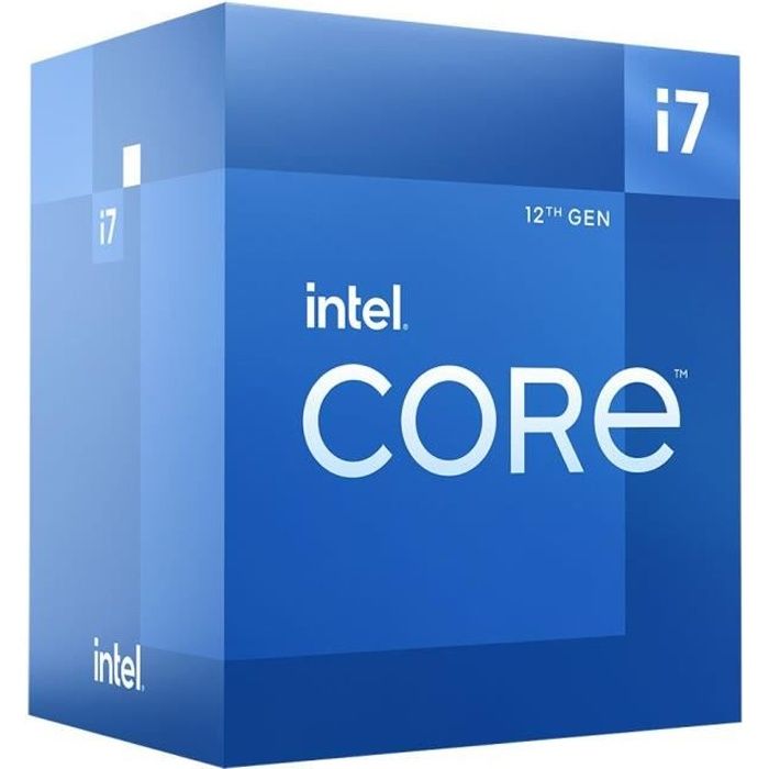 Processeur - INTEL - Core i7-12700 - 25M Cache jusquà 4.90 GHz (BX8071512700)