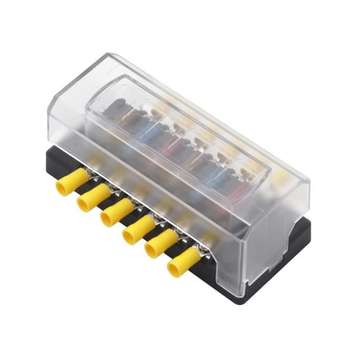 SCATOLA PORTA FUSIBILI CON CONTROLLO LED FUSIBILI ACCESSORI BARCA AUTO CAMPER eB SCATOLA PORTA FUSIBILI CON CONTROLLO LED FUSIBILI ACCESSORI BARCA AUTO CAMPER eB