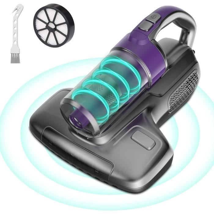 Aspirateur Anti-acariens JIGOO T600 – 700W, UV, Vibration, Chauffant – Sans Sac