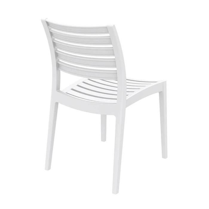 CLP Chaise d'extérieur Empilable Ares en Plastique avec Charge max