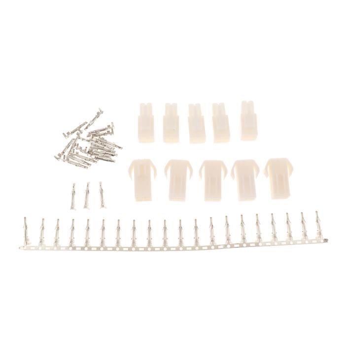 Kit De 60 Connecteurs Auto-rétractables Pour Fils 22-10 AWG - Pour Câblage Automobile