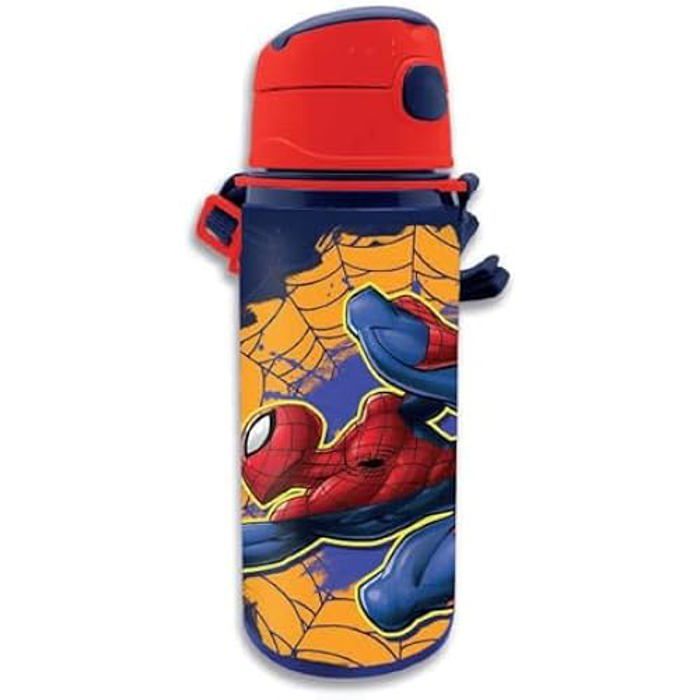 Gourde Spider-Man 400-500 Ml Sans BPA - Pour Enfants, Neuve