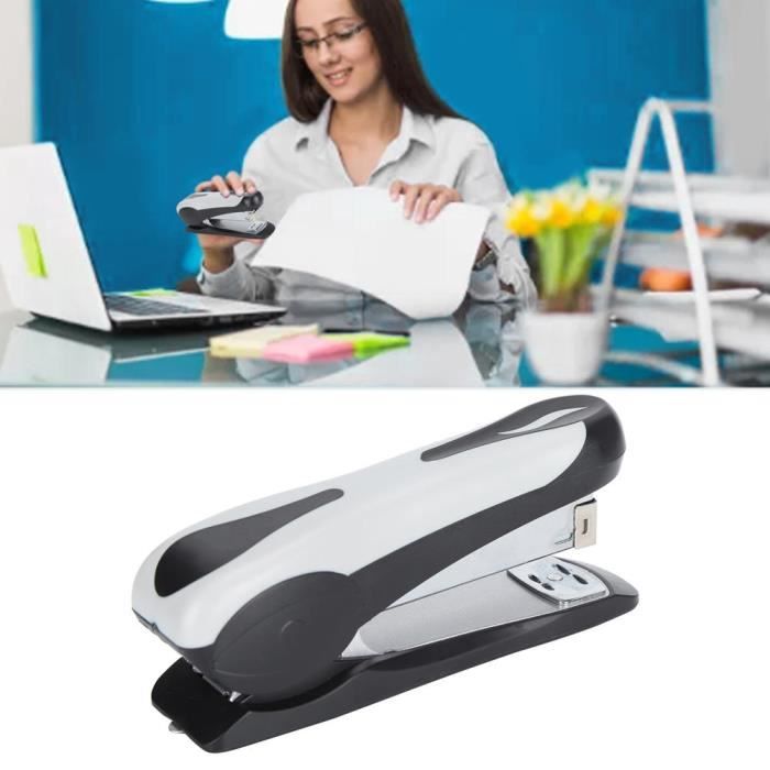 ANKROYU Agrafeuse à Pince Lourde En Métal - Agrafeuse De Bureau Confortable Pour Artisanat, École Et Maison