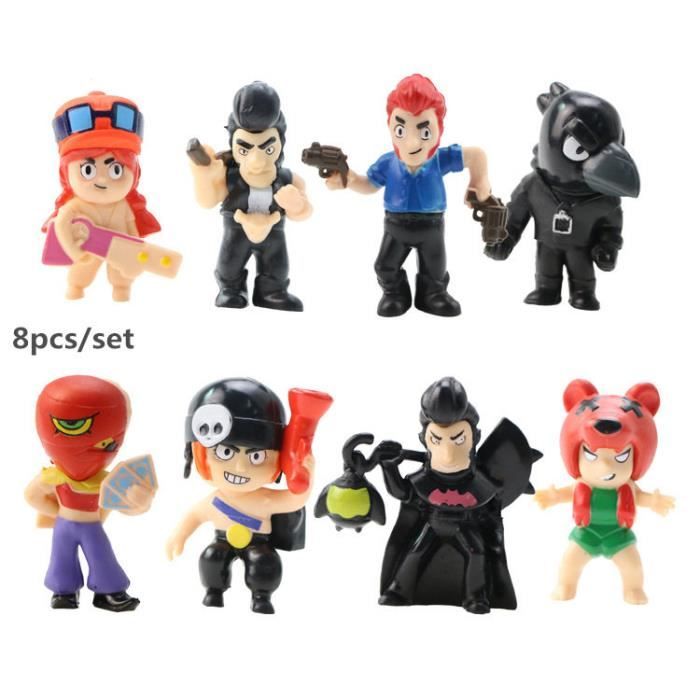 8pcs Brawl Stars Figurines Achat Vente Figurine De Jeu 8pcs