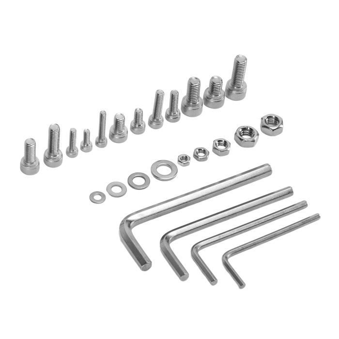 Vis M3x50mm Tête Fraisée Acier Inox 304 - Lot De 60 - Hex 2mm - Uxcell - Neuf