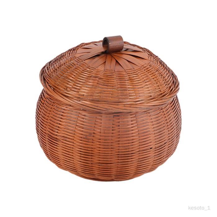 PANIER DE RANGEMENT en rotin, plateau de service décoratif pour Table