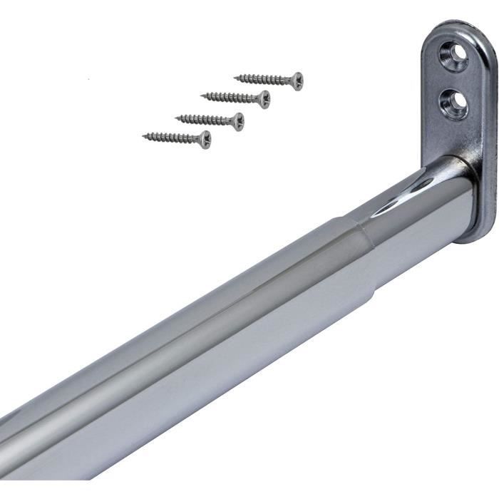 Gedotec Métal Portemanteaux Armoire Schrankstange 1500 Mm