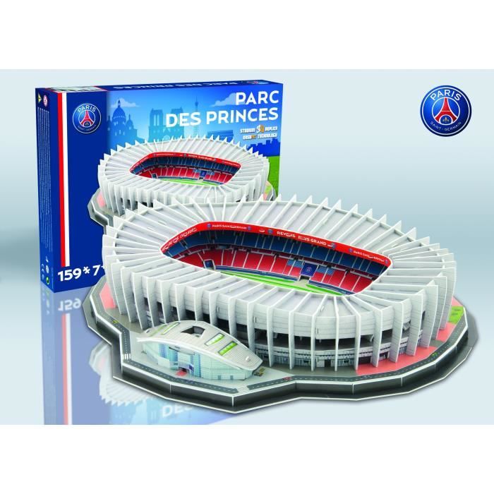 Puzzle 3D Stade Parc Des Princes PSG - 52 Pièces - Maquette à Monter Sans Colle - Dès 7 Ans