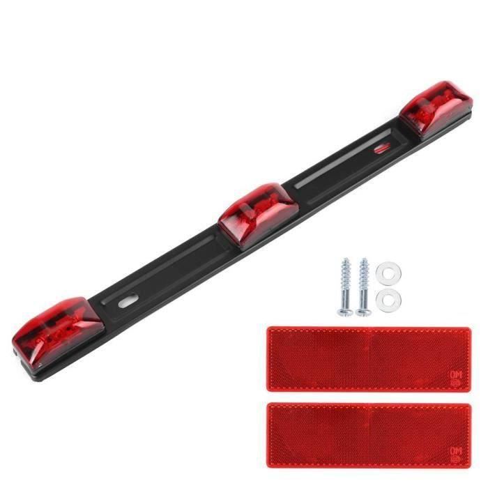 Feu Arrière Dynamo Vélo LED – StVZO, Réflecteur Z, Feu De Frein, IPX5, Avec Fonction De Stationnement, Pour Porte-bagages