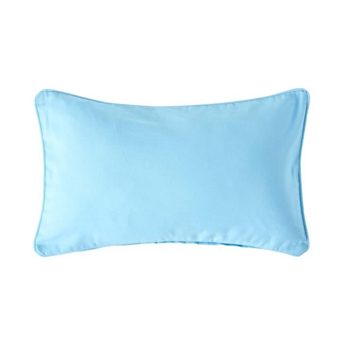 Housse de coussin Uni Bleu clair 30 x 50 cm