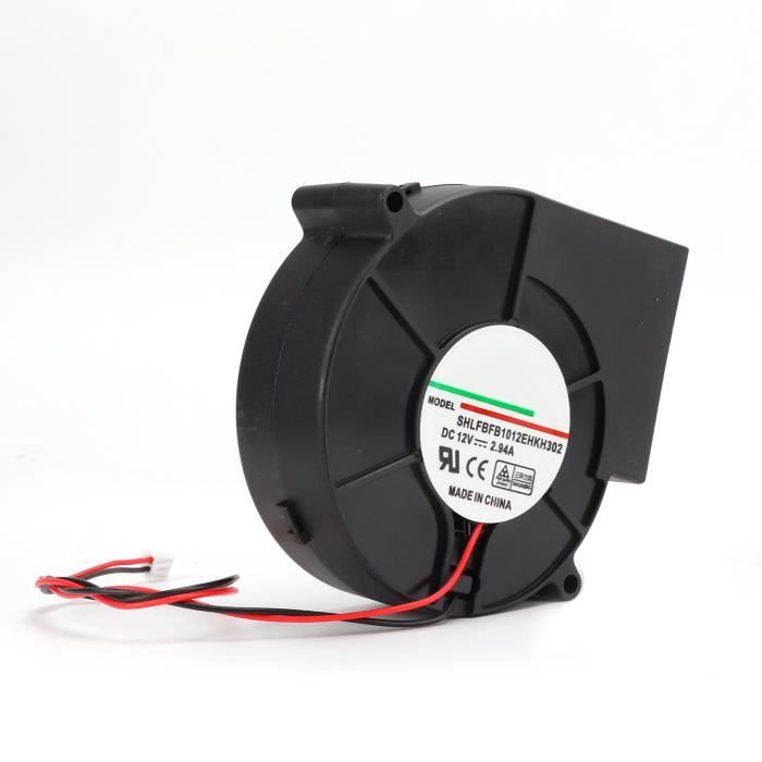 Ventilateur Radiateur Réfrigérateur RMF-003ASSA - 12V - Remplacement Pièce Refroidissement Pour Congélateur - Blanc - 7