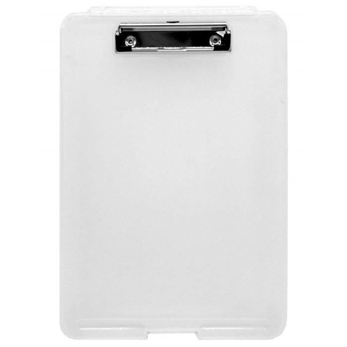 Idena 300567 - Chemise à Pince Pour DIN A4, Noir, 5 Pièces, Capacité