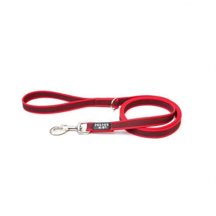 Julius K9 Laisse pour chiens 1,8 m rouge 216GM-R-1,8