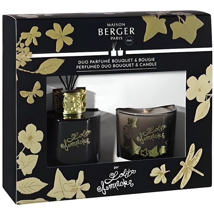 COFFRET DUO MINI BOUQUET ET BOUGIE PARFUMEE LOLITA LEMPICKA BLACK EDITION -  MAISON BERGER PARIS - Cdiscount Au quotidien