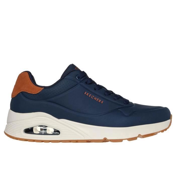 Skechers Sneakers - Skechers - Uno Suited on Air - Confort Élevé - Couleur Bleu - Tige Textile