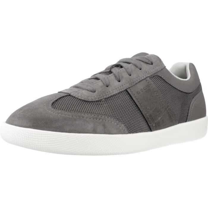 Geox Chaussures Homme - GEOX U RIETI - Gris - Lacets - Dessus Textile