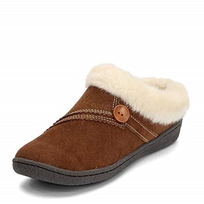clarks shearling slippers