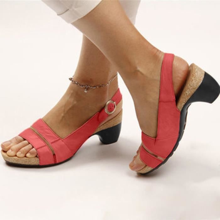 Nouveau Chaussures Femmes Gelée Sandale Talon Bas Été Fleur Boucle Fermeture Blanc Nouveau Chaussures Femmes Gelée Sandale Talon Bas Été Fleur Boucle Fermeture Blanc