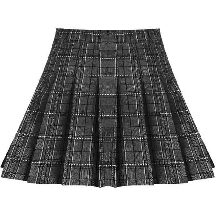 Jupe Sport Enfant Fille Iiniim | Avec Short Intégré | Pour Tennis, Danse, Gym | Taille 2-15 Ans | 100% Polyester