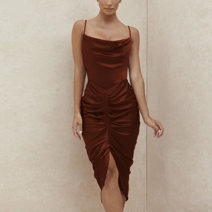 Robe col benitier dos sale