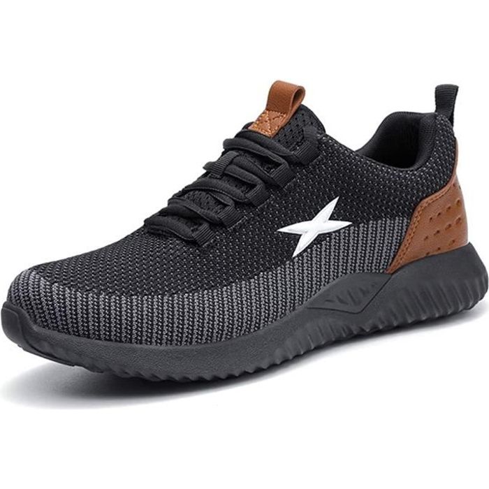 Mitudidi Chaussures de Sécurité Hommes Femmes Basket de Sécurité