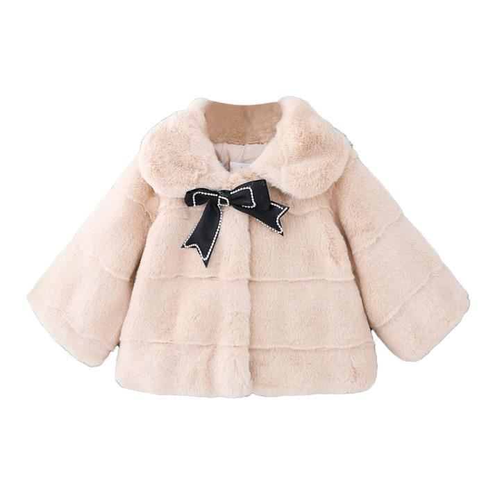 Inhzoy Manteau Bébé Fille Hiver Chaud Manches Longues Cape Princesse Boléro  Vêtements Bébé Fille 9 Mois-4 Ans Kaki - Cdiscount Prêt-à-Porter