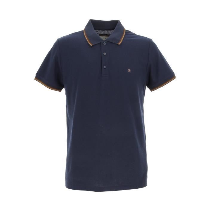 Polo manches courtes Gac marine polo mc Benson and cherry Bleu