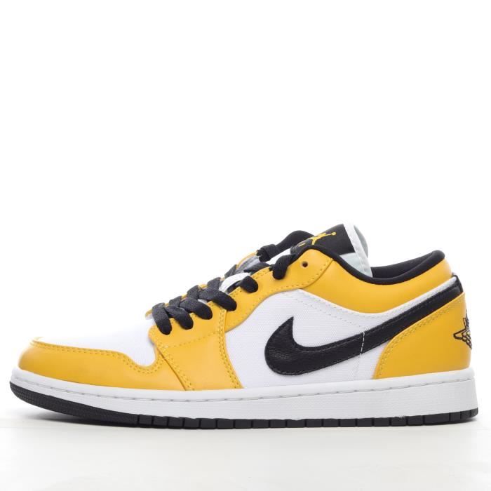 jordan nike jaune et noir