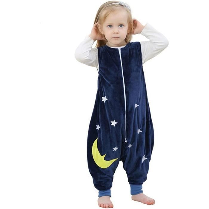 TMEOG Gigoteuse a Pied Surpyjama Bebe Garcon Fille, Combinaison Pyjama  Enfant Dors Bien Grenouillere Bébé Enfants 1-6Ans