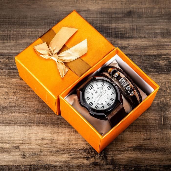 Coffret Cadeau Montre Homme et Bracelet Cadeau d anniversaire No l