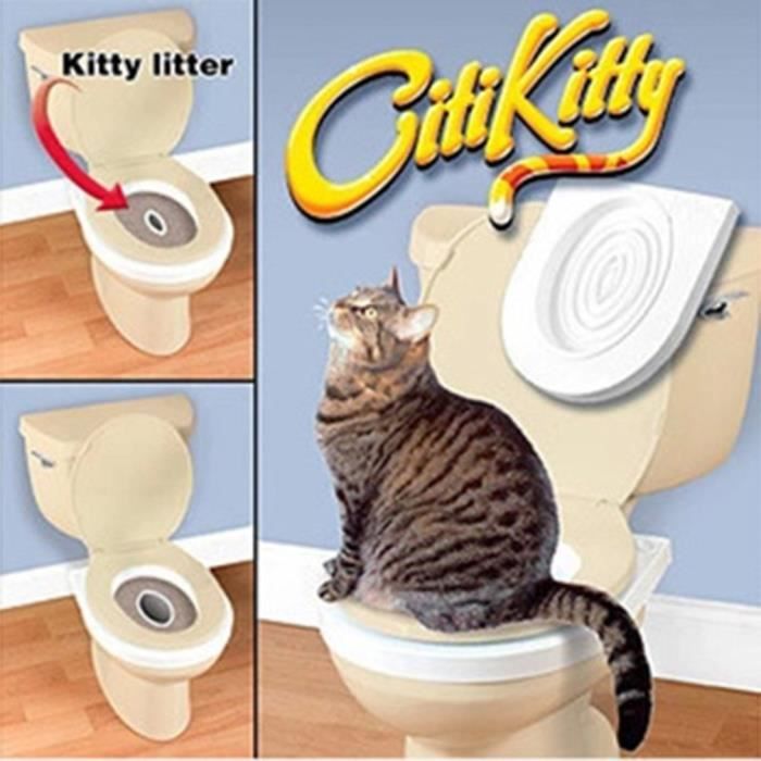 chat toilette litiere formateur en plastique chat chaton litiere pad plateau fournitures pour animaux de compagnie cdiscount