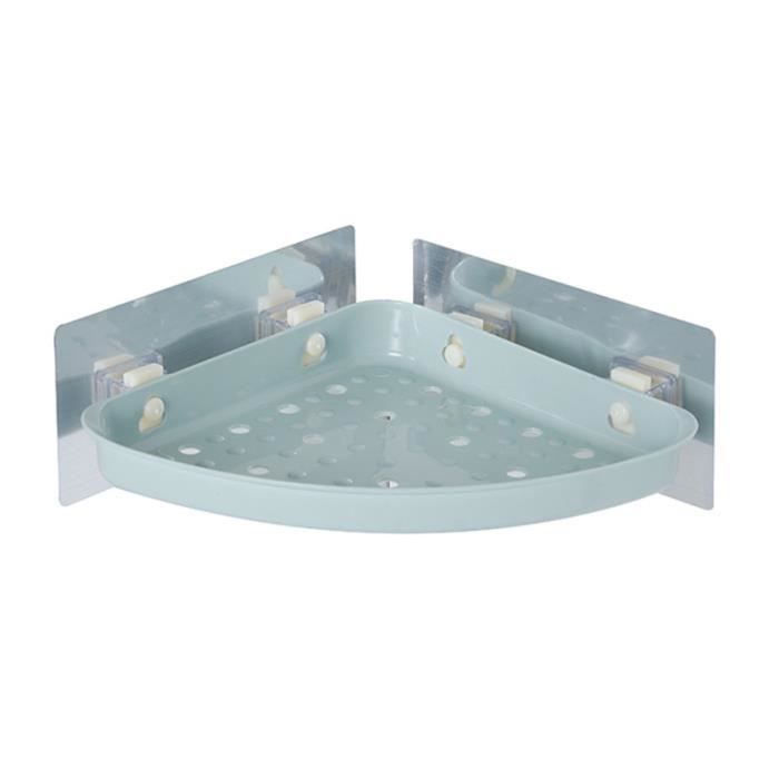 Bathroom Drilling Shower Corner Basket Suction Cup Triangle Plate