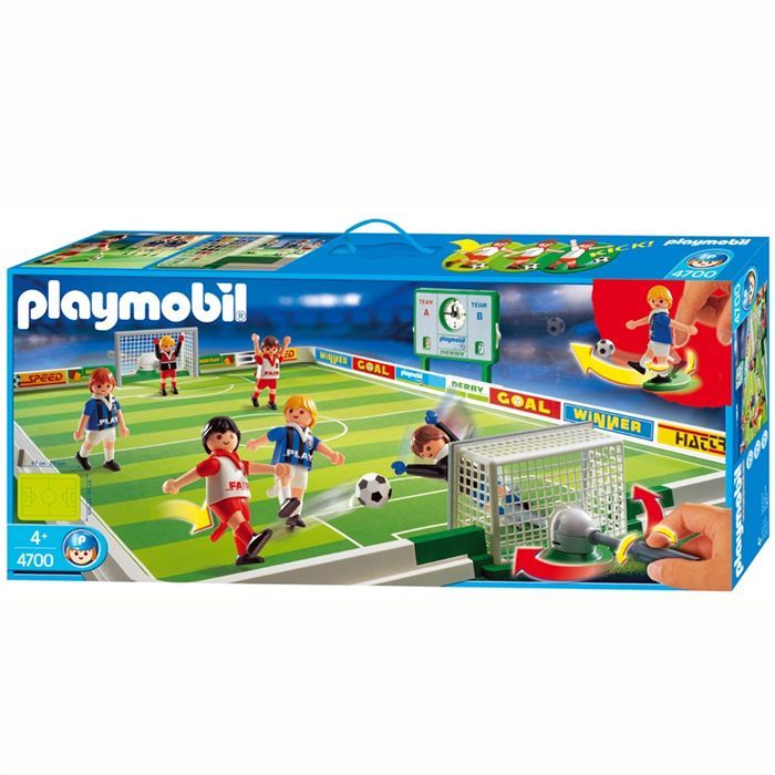 playmobil terrain de foot