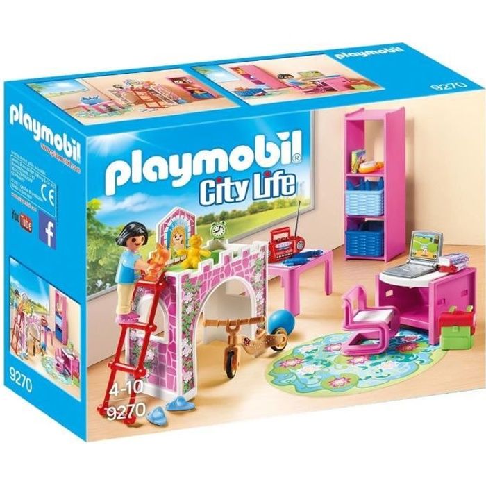 Playmobil - 70988 - city life - la maison moderne - chambre d