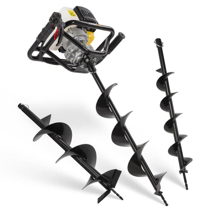Powerplus Tarière Thermique POWXG50551 - 52 cc , Fonction gauche/droite ...