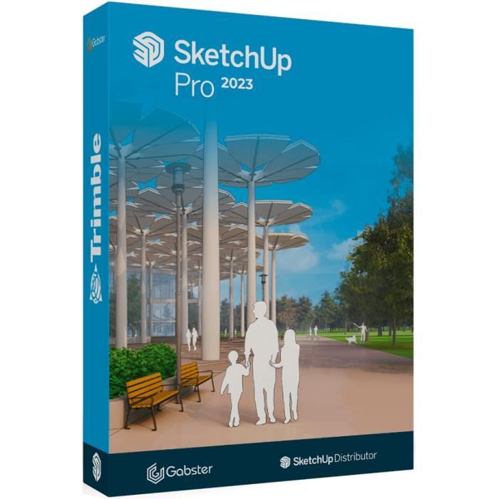 Logiciel – SketchUp – Pro 2023 – Version 23.1.340 – À vie – Livraison rapide