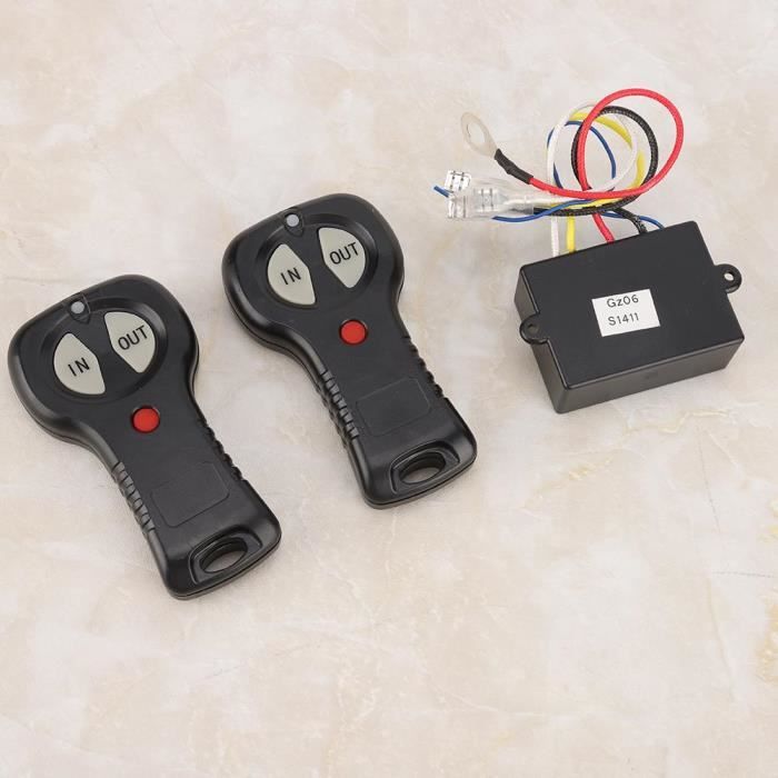 Kit Télécommande Sans Fil Pour Treuil 12V - Double Télécommande - Contrôle à Distance - Neuf En Boîte
