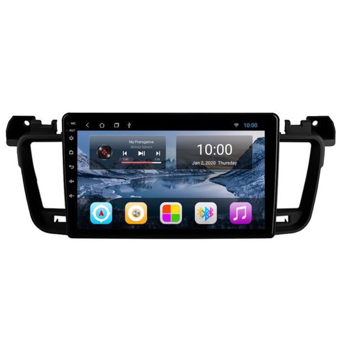 RoverOne® Autoradio GPS Bluetooth pour Peugeot 508 2011 - 2018 Radio FM Android Stéréo Navigation WiFi Écran Tactile