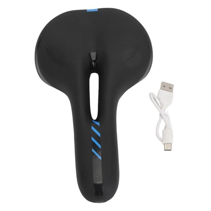 Siège Selle De Vélo Avec Double Suspension à Ressorts En Cuir Almenclan