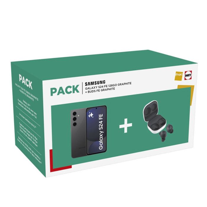 Pack Smartphone Samsung Galaxy S24 FE 6 7 5G Nano SIM + Buds FE - vue 4
