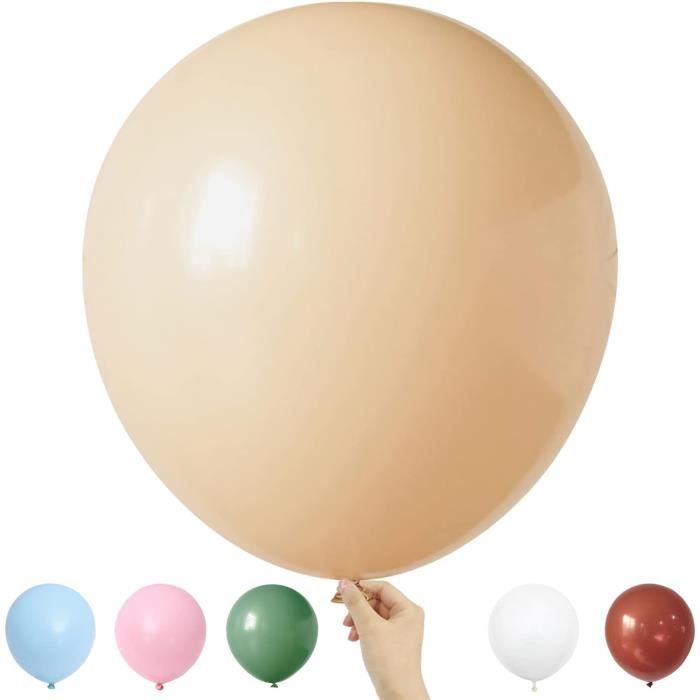 Guirlande De Ballons Bleu Jaune Blanc - 132 Ballons Pour Décorer Fête, Mariage, Anniversaire Ou Baby Shower
