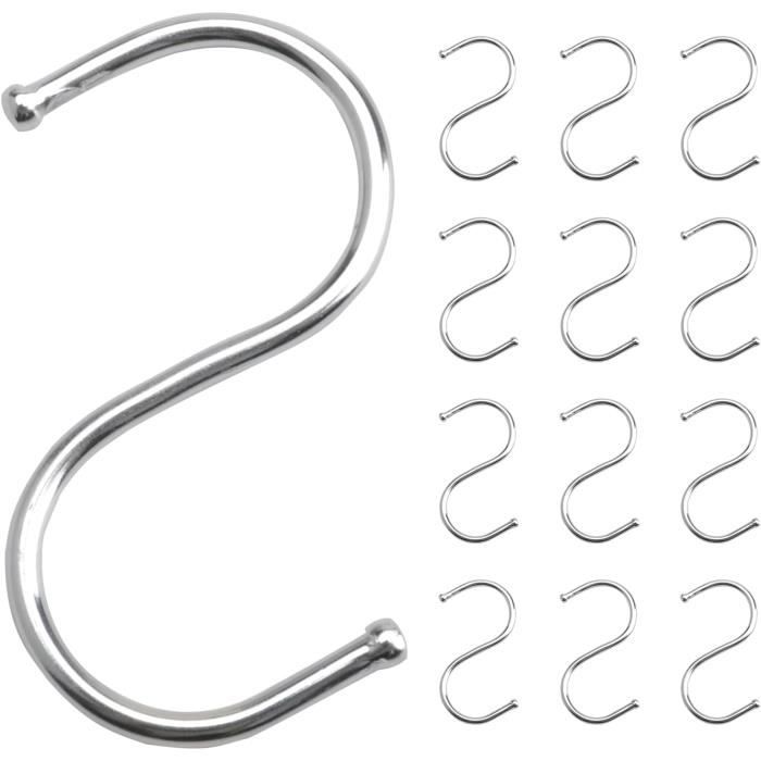 Waycreat Lot De 80 Crochets En Forme De S En Acier