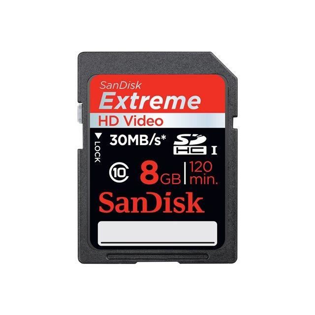 Carte M/émoire MicroSD SanDisk Extreme Pro 64 Go Classe 10 U3 avec Adaptateur SDSDQXP-064G-G46A